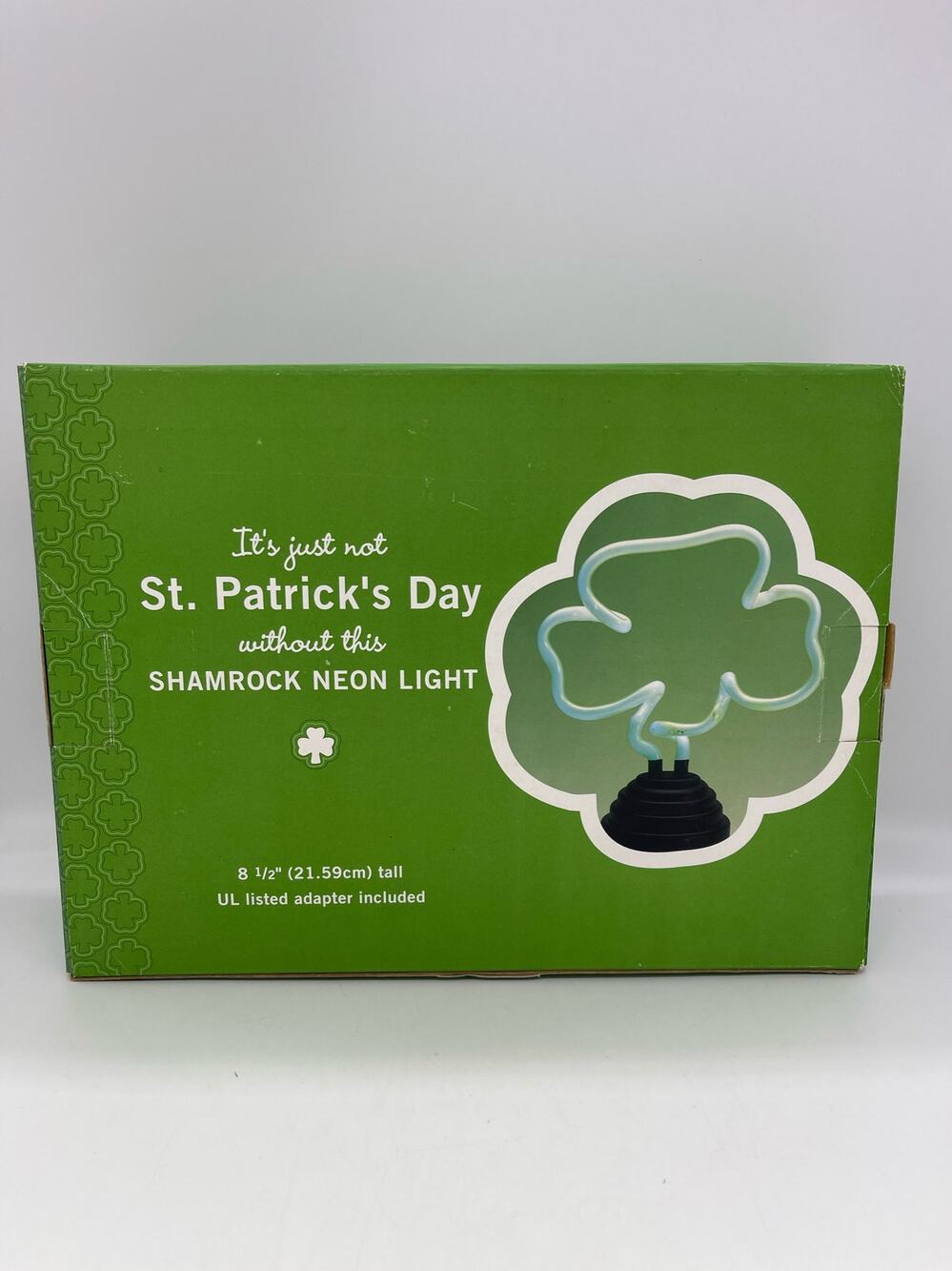 Shamrock LED Light 8.5” Tall
